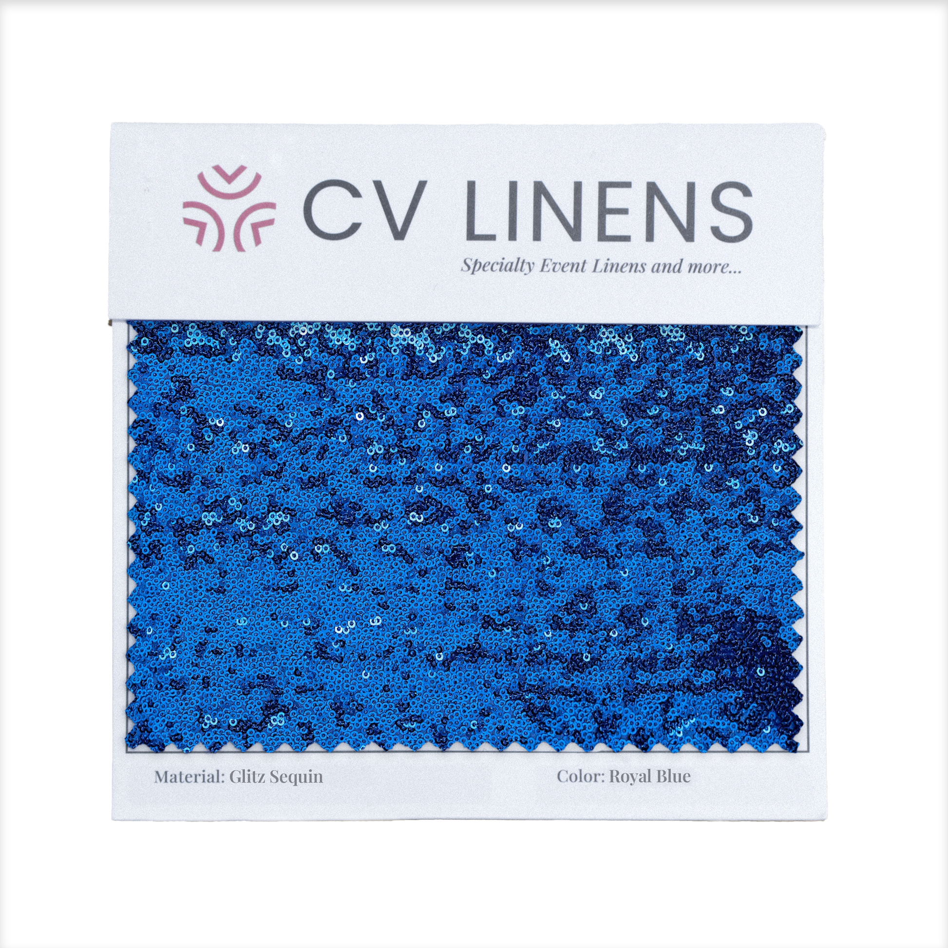 Glitz Swatch Card - Royal Blue