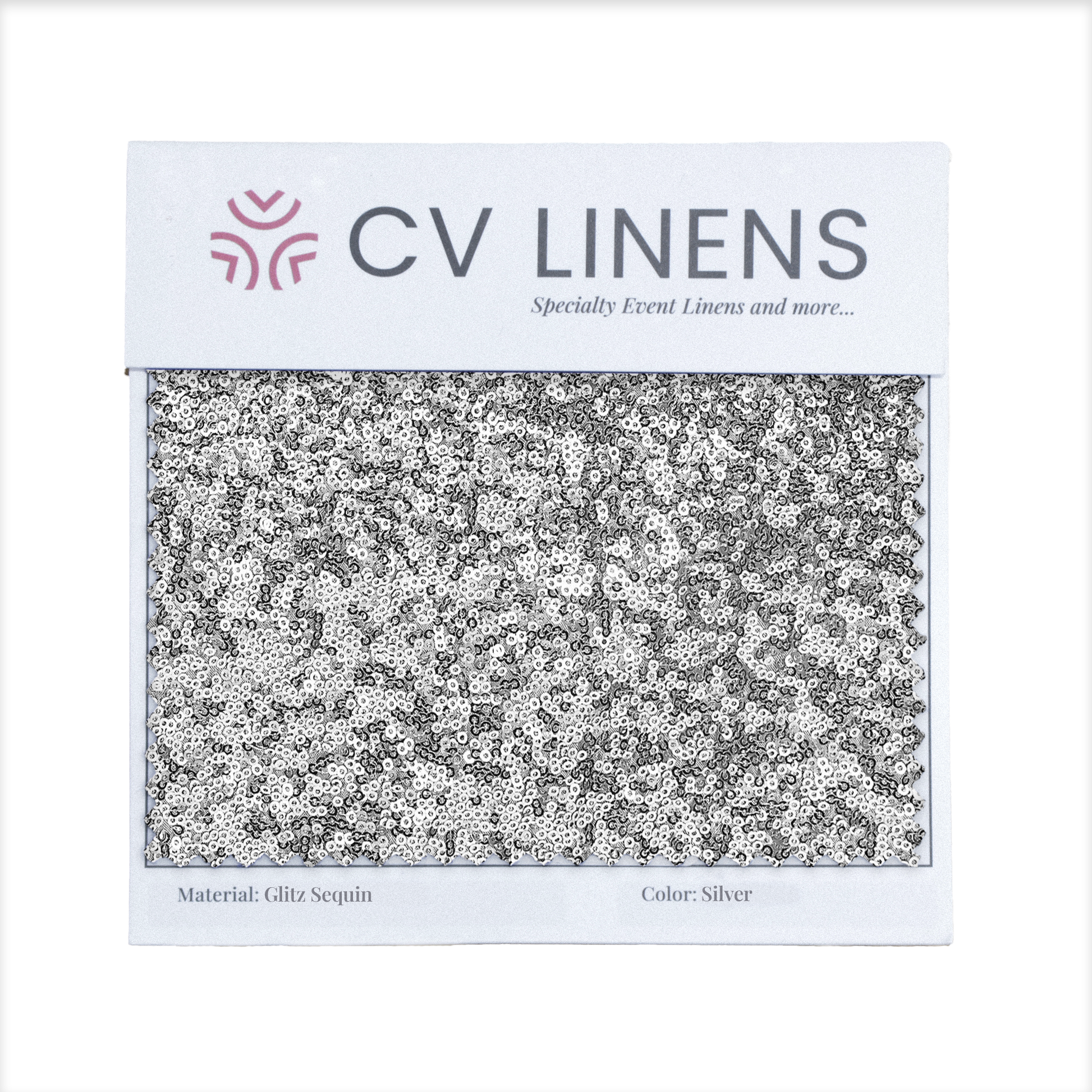 Glitz Swatch Card - Silver
