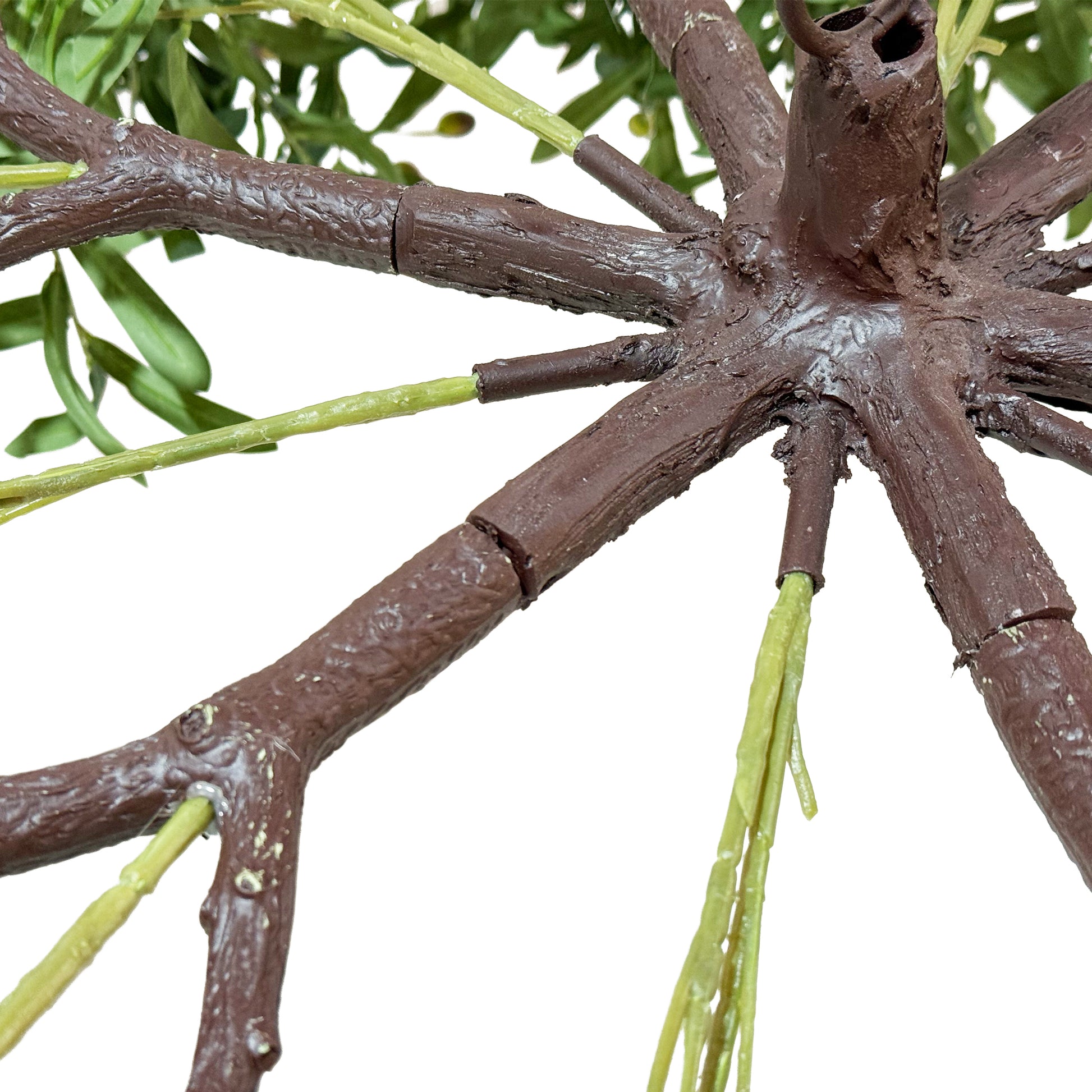 Hanging Greenery Leaf Ceiling Canopy connecting branches