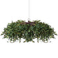 Hanging Greenery Leaf Ceiling Canopy full view