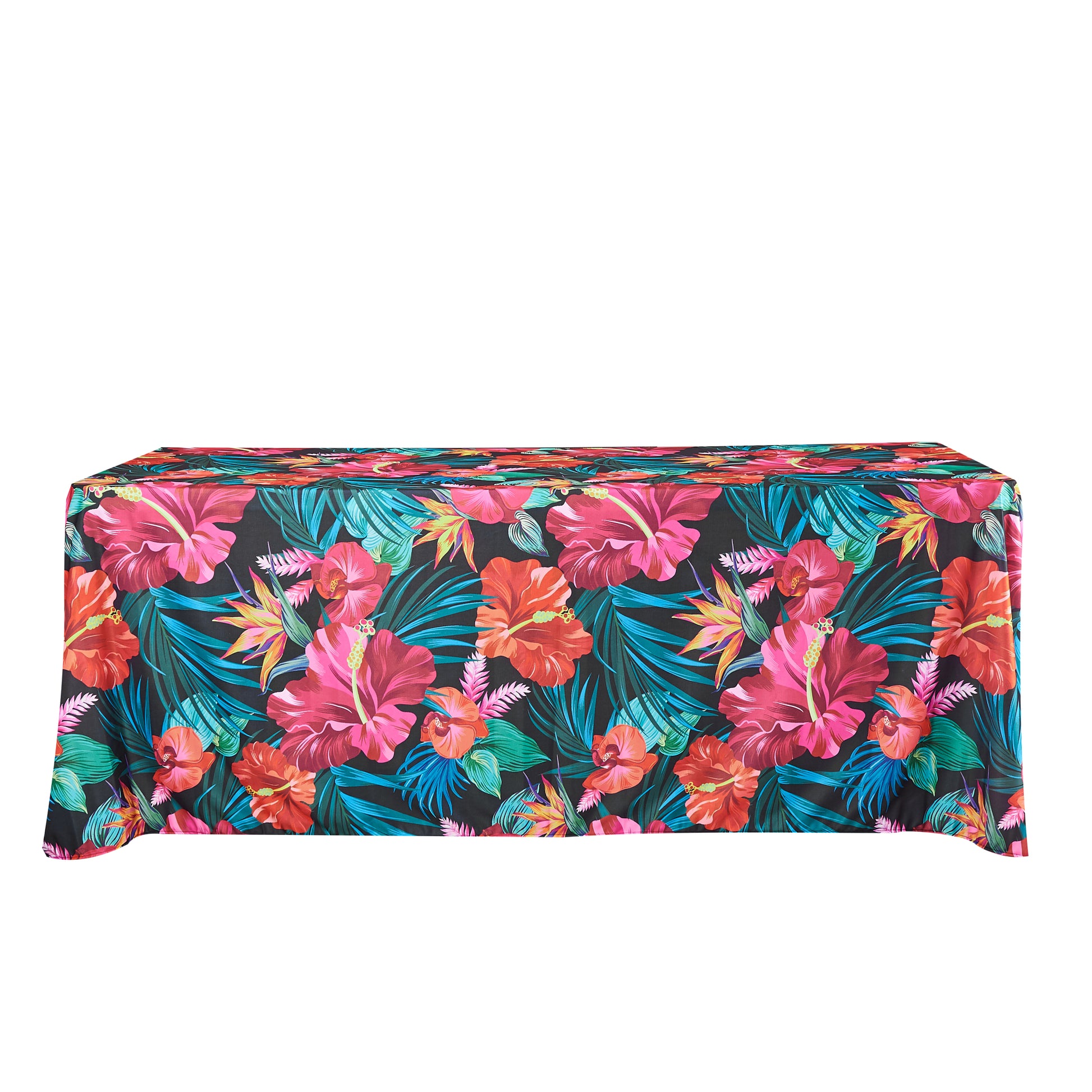 Hawaiian Tahiti Floral Scuba Rectangular Tablecloth - CV Linens
