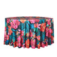 Hawaiian Tahiti Floral Scuba Round Tablecloth