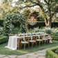 wedding garden reception with Heavy Duty Chandelier Holder Stand