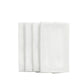 Ivory Hemstitch Linen Napkins folded bundle