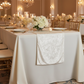 Velvet Table Runner Ivory - CV Linens