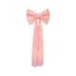 LED Chiffon Bow for Backdrop Pastel Pink full view