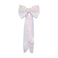 LED Chiffon Bow for Backdrop White full view