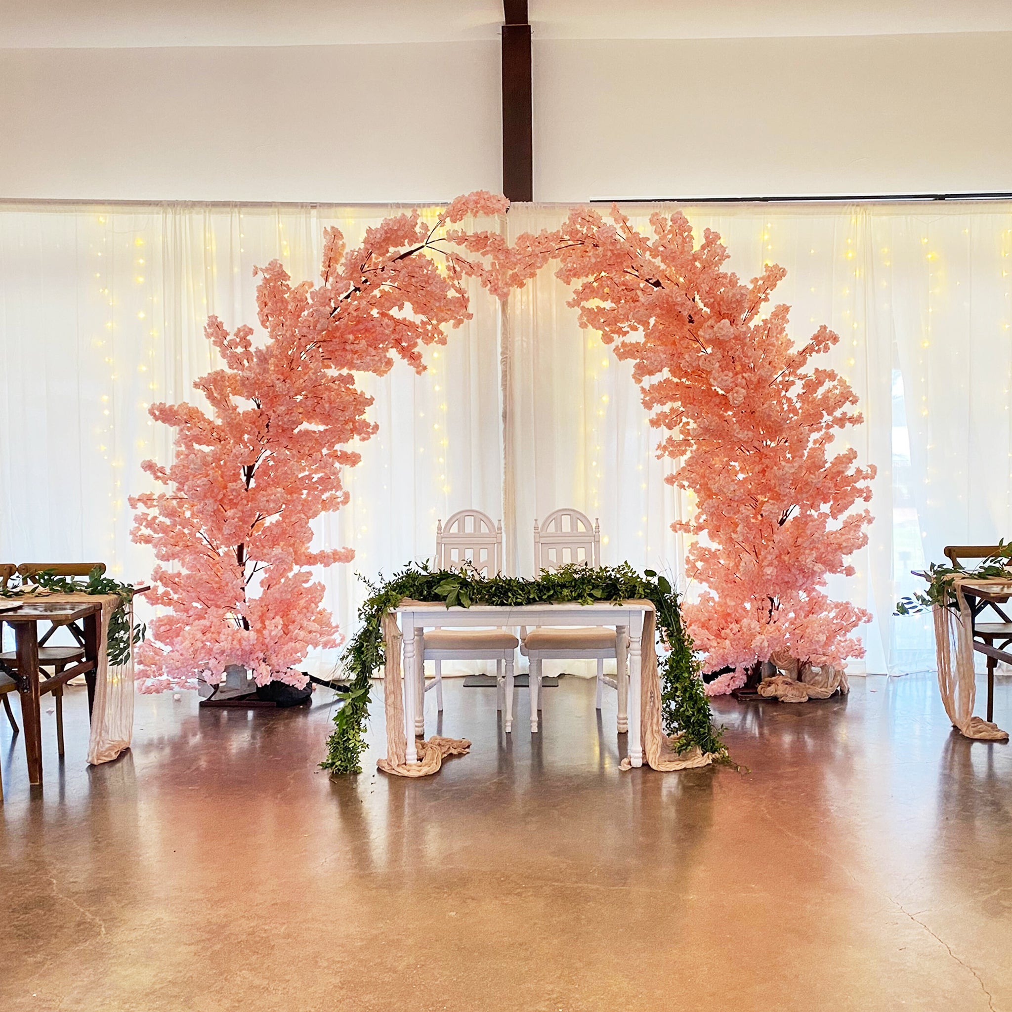 Led Tabletop Backdrop LED Light Backdrop 10ft x 10ft Warm Tone - CV Linens™