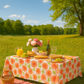 Blooming Mums 90"x156" Rectangular Tablecloth - CV Linens