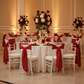 Lamour Satin Chair Sash - Apple Red
