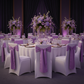 Lamour Satin Chair Sash - Victorian Lilac/Wisteria