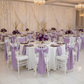 Lamour Satin Chair Sash - Victorian Lilac/Wisteria