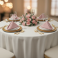 Lamour Satin Napkin 20"x20" - Dusty Rose/Mauve
