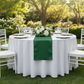 Lamour Satin Table Runner - Emerald Green