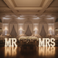 Large 4ft Tall LED Marquee Letter - M for wedding reception