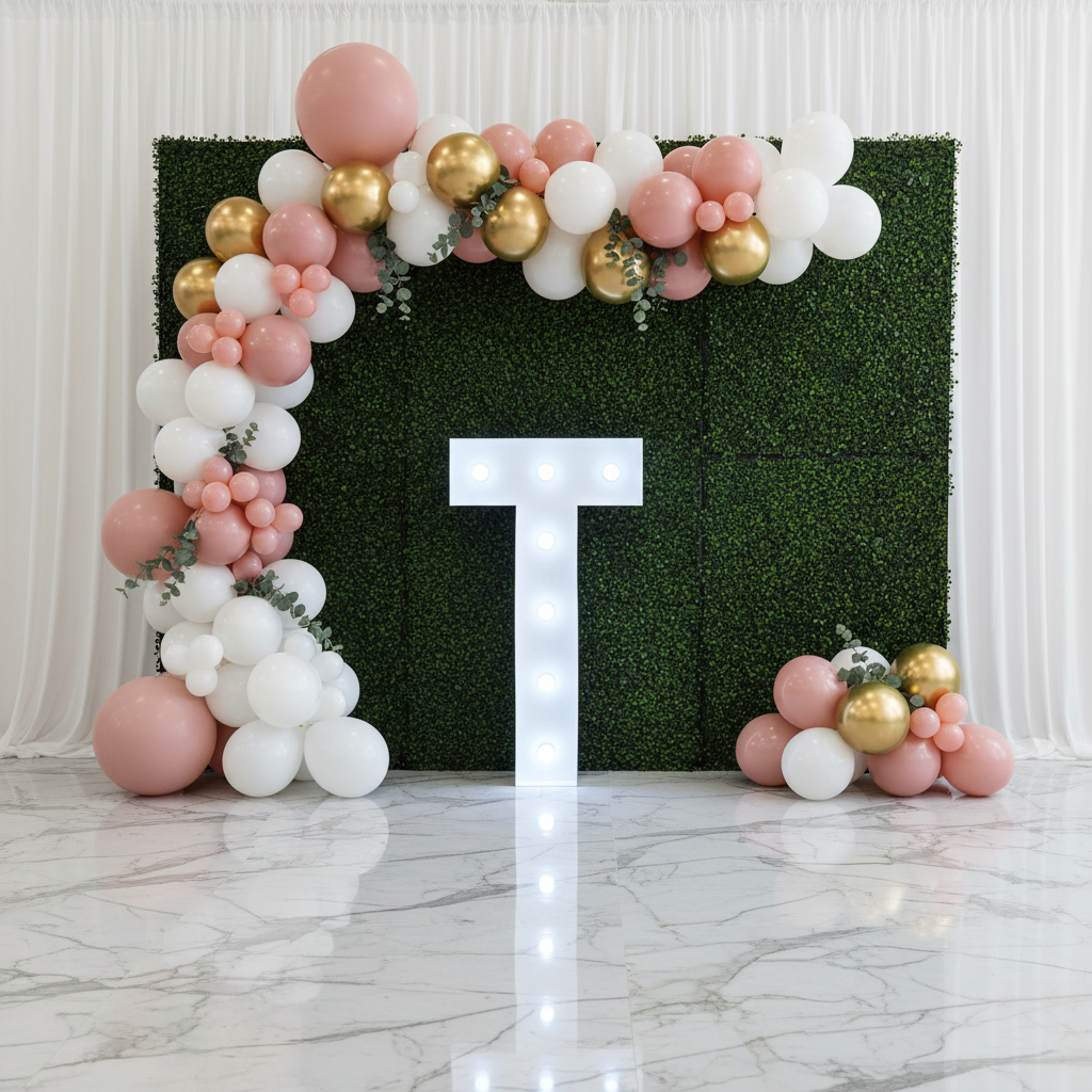 Large 4ft Tall LED Marquee Letter - T– CV Linens