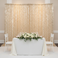 Large Payette Sequin 12ft H x 52" W Drape/Backdrop panel - Champagne for wedding reception
