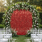 Large Payette Sequin 12ft H x 52" W Drape/Backdrop panel - Red