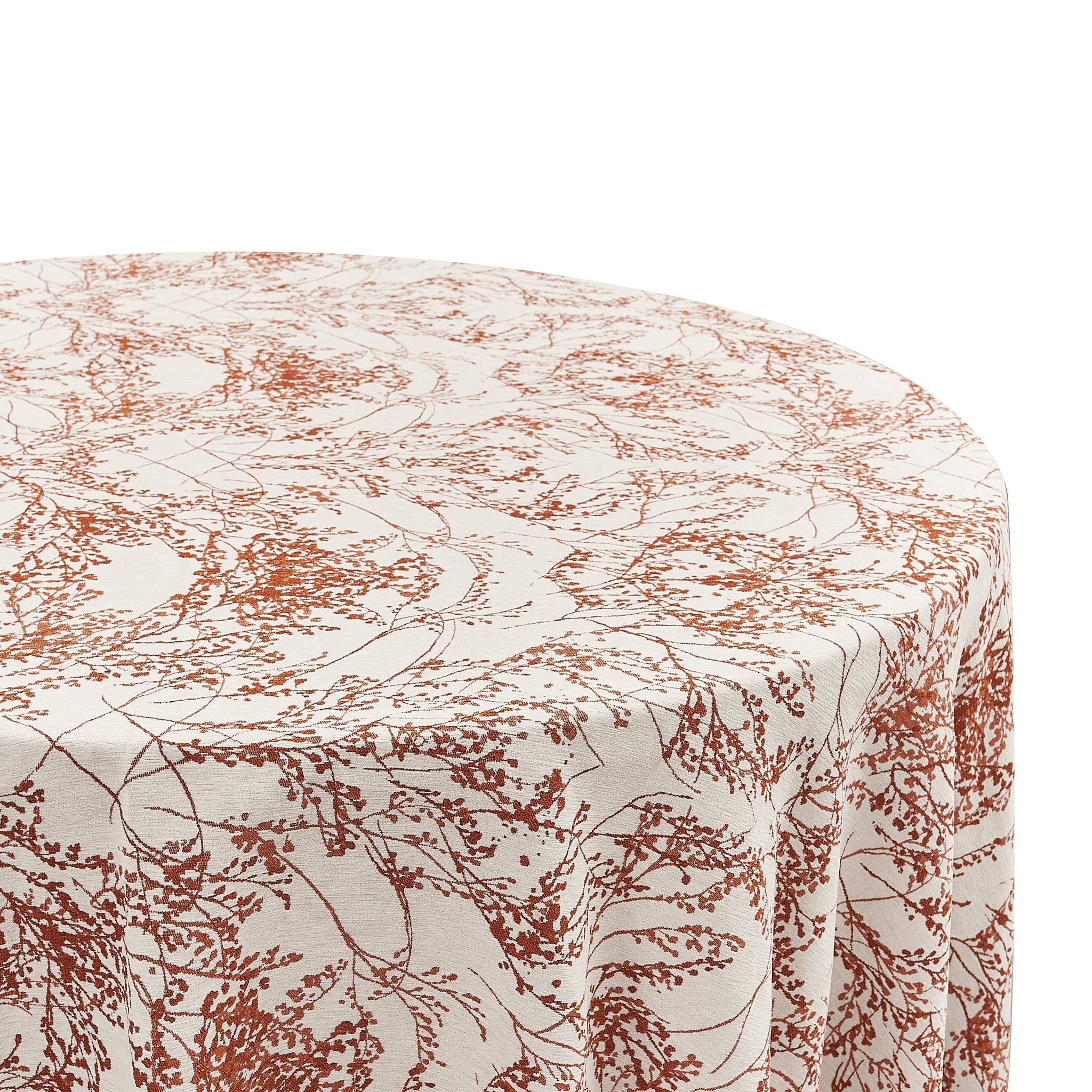 Leaf Branch Reversible Jacquard Tablecloth 120