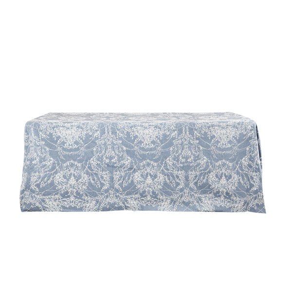 Leaf Branch Reversible Jacquard Tablecloth 90