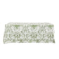 Leaf Branch Reversible Jacquard Tablecloth 90"x132" Rectangle - Reversed Olive Green White background