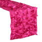 Leaf Petal Taffeta Table Runner - Fuchsia