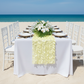 Leaf Petal Taffeta Table Runner - Yellow