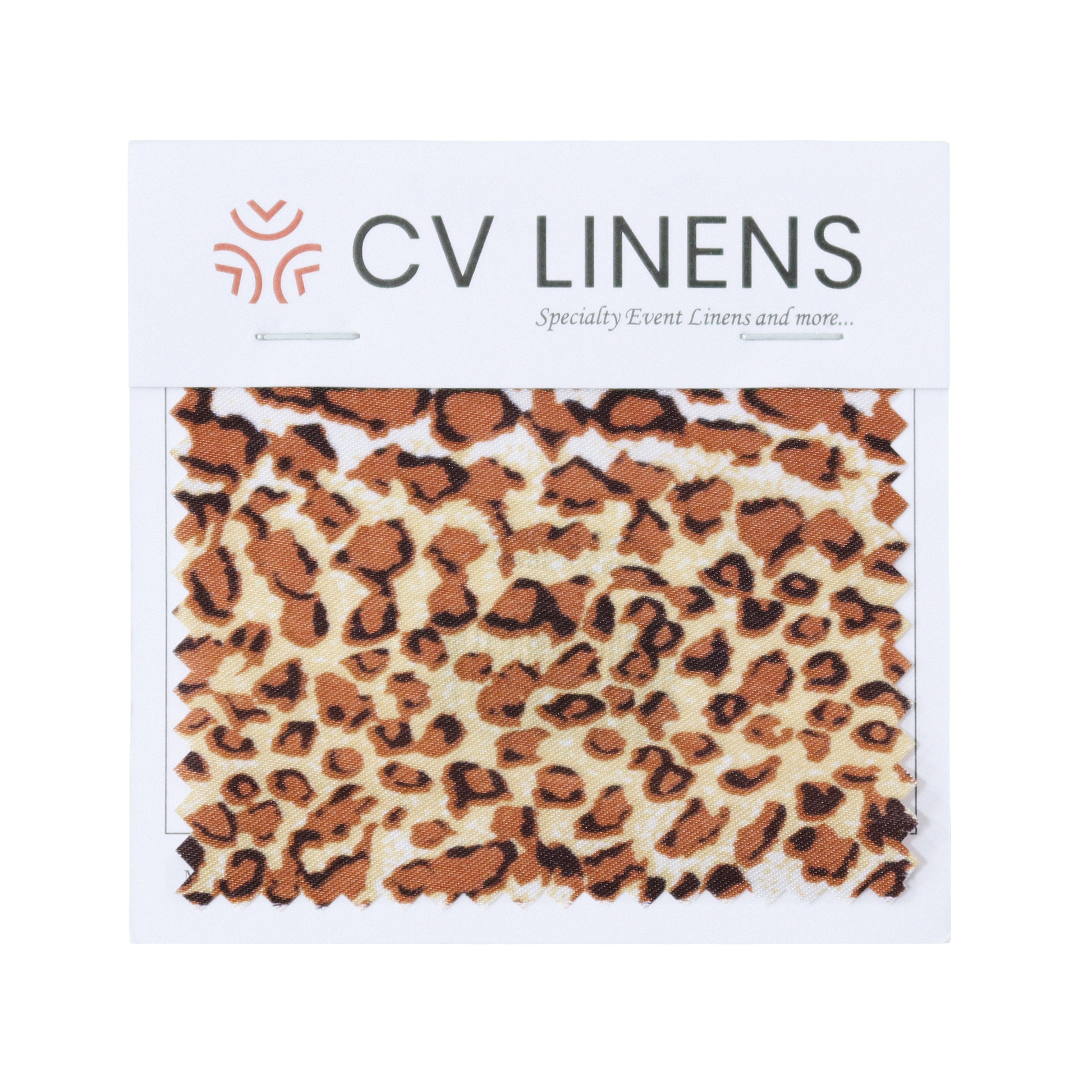 Leopard Satin Swatch Card