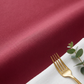 Economy Polyester Tablecloth 108" Round - Apple Red - CV Linens