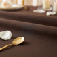 Chocolate Brown Premium Polyester Round Tablecloth Size: 108 in | Wedding | Event | Wholesale by CV Linens