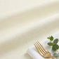 Premium Polyester 108" Round Tablecloth - Light Ivory/Off White - CV Linens