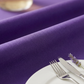 Economy Polyester Tablecloth 108" Round - Purple - CV Linens