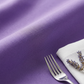 Premium Polyester 108" Round Tablecloth - Purple - CV Linens