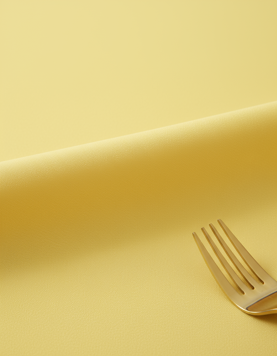 Canary Yellow Premium Polyester 120" Round Tablecloth | Wedding | Event | Wholesale by CV Linens