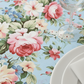 English Garden Floral 120" Round Tablecloth | Polyester | Wedding | Event | Wholesale by CV Linens