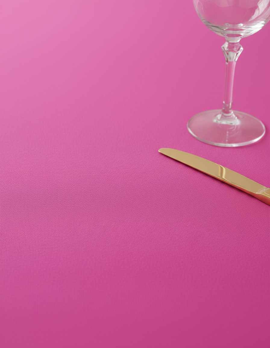 Fuchsia Premium Polyester 120" Round Tablecloth | Wedding | Event | Wholesale by CV Linens