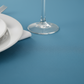 Steele Blue Premium Polyester Round Tablecloth Size: 120 in | Wedding | Event | Wholesale by CV Linens