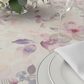 Watercolor Floral Round Tablecloth Size: 120 in | Polyester | Wedding | Event | Wholesale by CV Linens