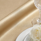 Satin 120" Round Tablecloth - Champagne - CV Linens