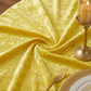 Velvet 120" Round Tablecloth - Canary Yellow - CV Linens