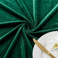 Velvet 120" Round Tablecloth - Emerald Green - CV Linens