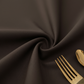Chocolate Brown Round Premium Polyester Tablecloth Size: 132 in | Wedding | Event | Wholesale by CV Linens