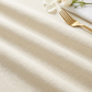 Ivory Premium Linen-Look Panama Weave 132" Round Tablecloth | Polyester | Wedding | Event | Wholesale by CV Linens