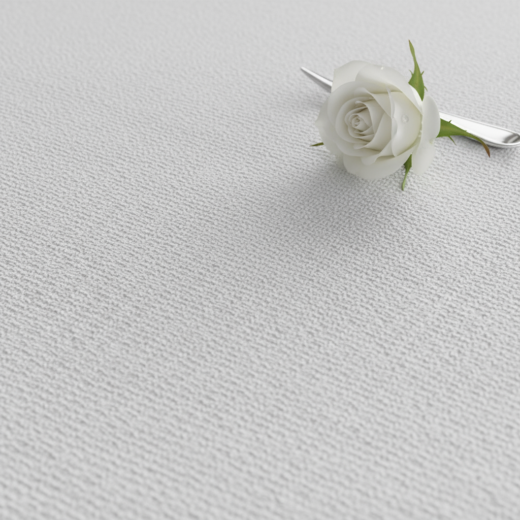 White Premium Linen-Look Panama Weave 132" Round Tablecloth | Polyester | Wedding | Event | Wholesale by CV Linens