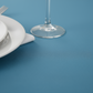 Steele Blue Premium Polyester Round Tablecloth Size: 132 in | Wedding | Event | Wholesale by CV Linens