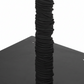 Lifestyle_Detail_Black Spandex Upright Pole Cover Size: 10 ft