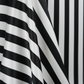 Lifestyle_Detail_Black Stripe Satin Round Tablecloth Size: 132 inimage