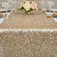 Lifestyle_Detail_Champagne Glitz Sequin Table Runner Size: 12-13 X 108 in