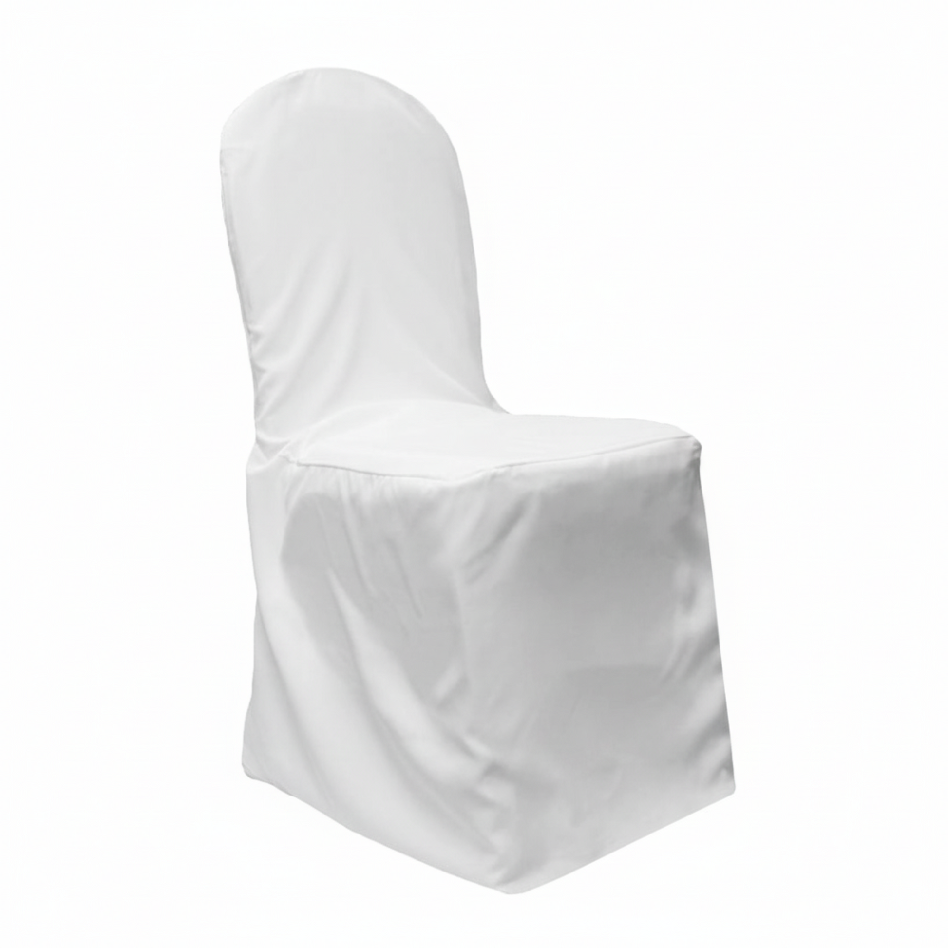 Lifestyle_Detail_White Polyester Banquet Chair Cover 