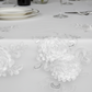 Lifestyle_Detail_White Vintage Veil Embroidery Square Table Overlay Topper Size: 90 X 90 in 